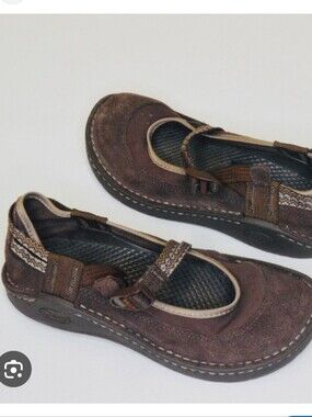 CHACO MARY JANE SANDALS hiking Toddler 12 Girls Brown Mary Jane Boho Shoes